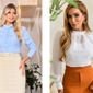 mulheres em fotos com camisas