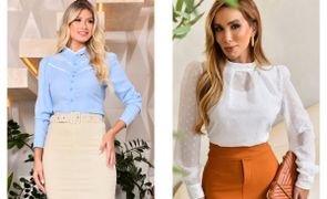 mulheres em fotos com camisas