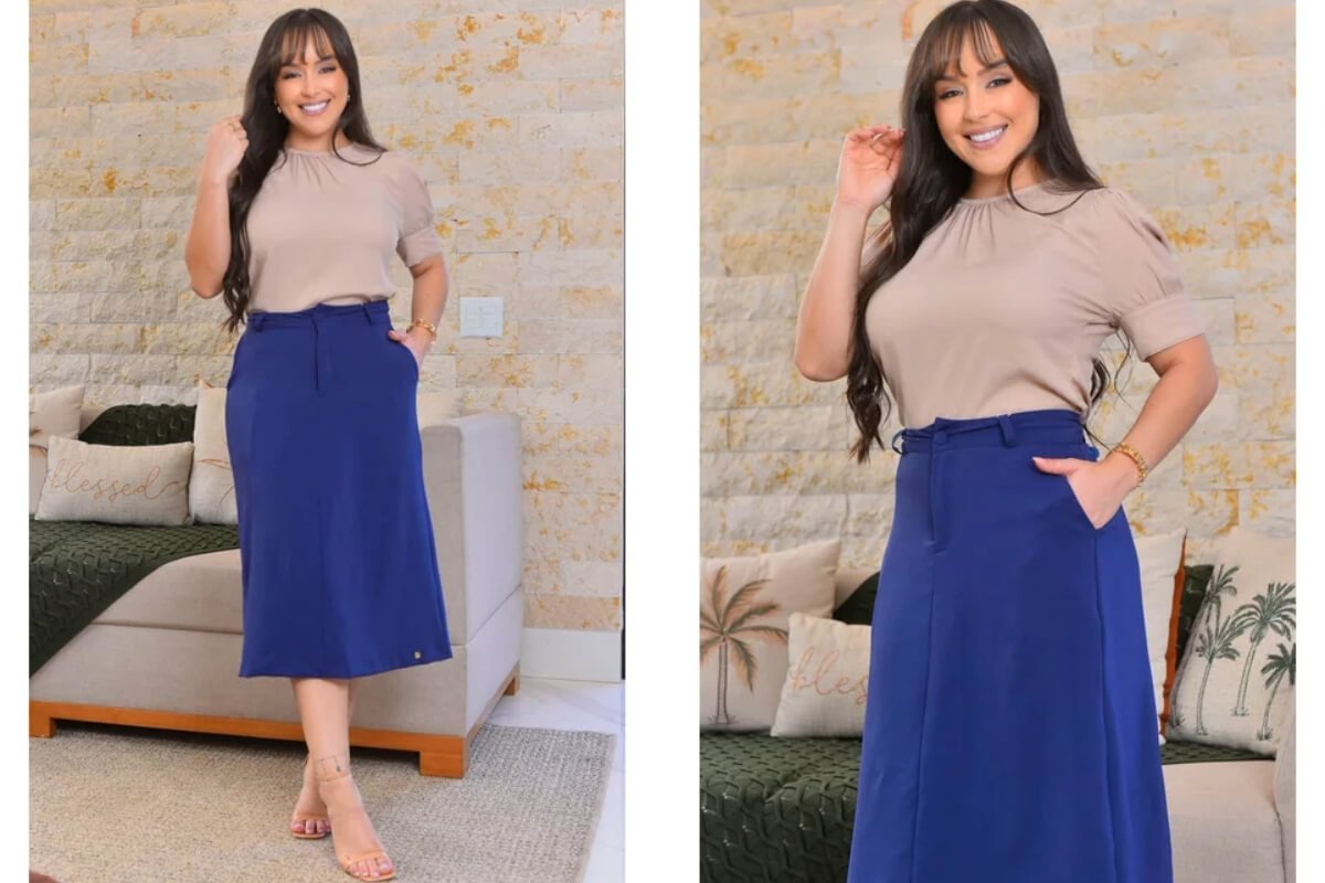 mulher posando para foto